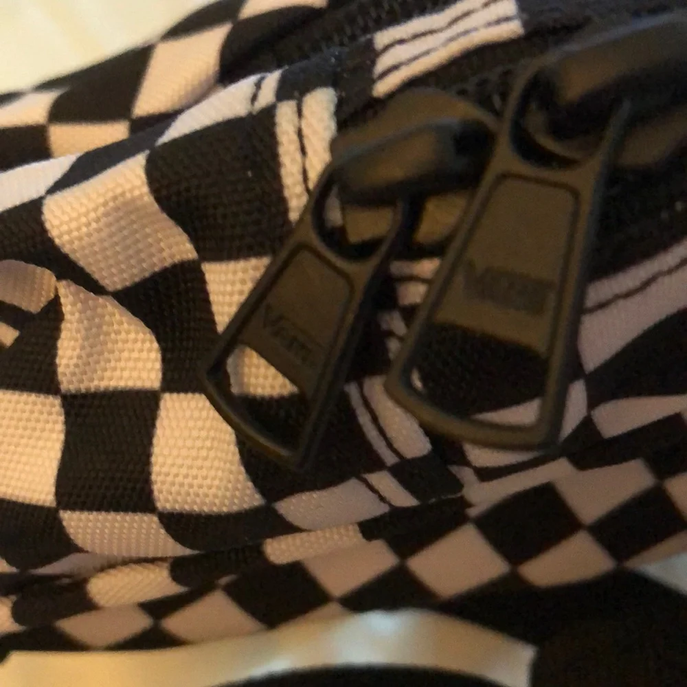Vans Got This Mini Nylon Backpack Black & White Checkered Print NWT